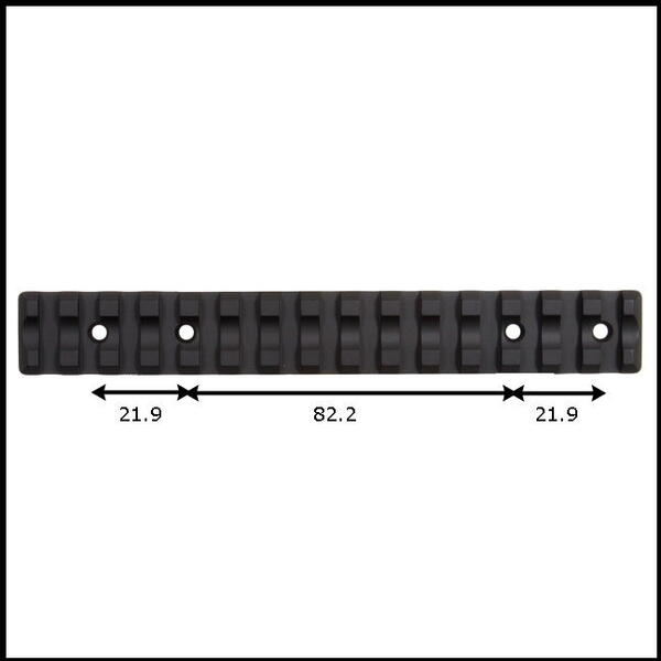 Șină Picatinny Recknagel Tikka T3X - Precizie, Montare Rapidă Optică - 2