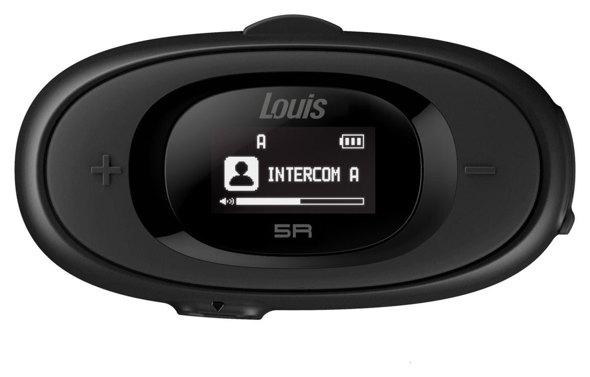 Sistem Comunicare Moto 5R Louis Edition Sena - Intercom 4 căi, Bluetooth 5.1