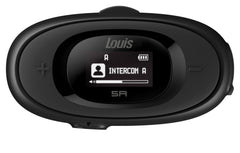 Sistem Comunicare Moto 5R Louis Edition Sena - Intercom 4 căi, Bluetooth 5.1