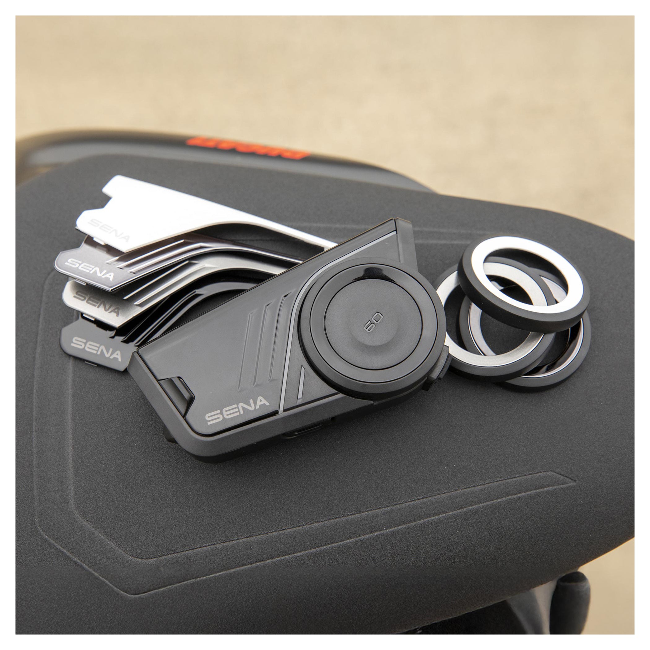 Sistem Comunicare Moto 60S Single Pack Sena - Mesh 3.0, Wave Intercom