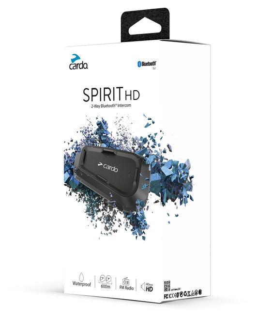 Sistem Comunicare Moto Cardo SPIRIT HD - Bluetooth 5.2, HD Audio