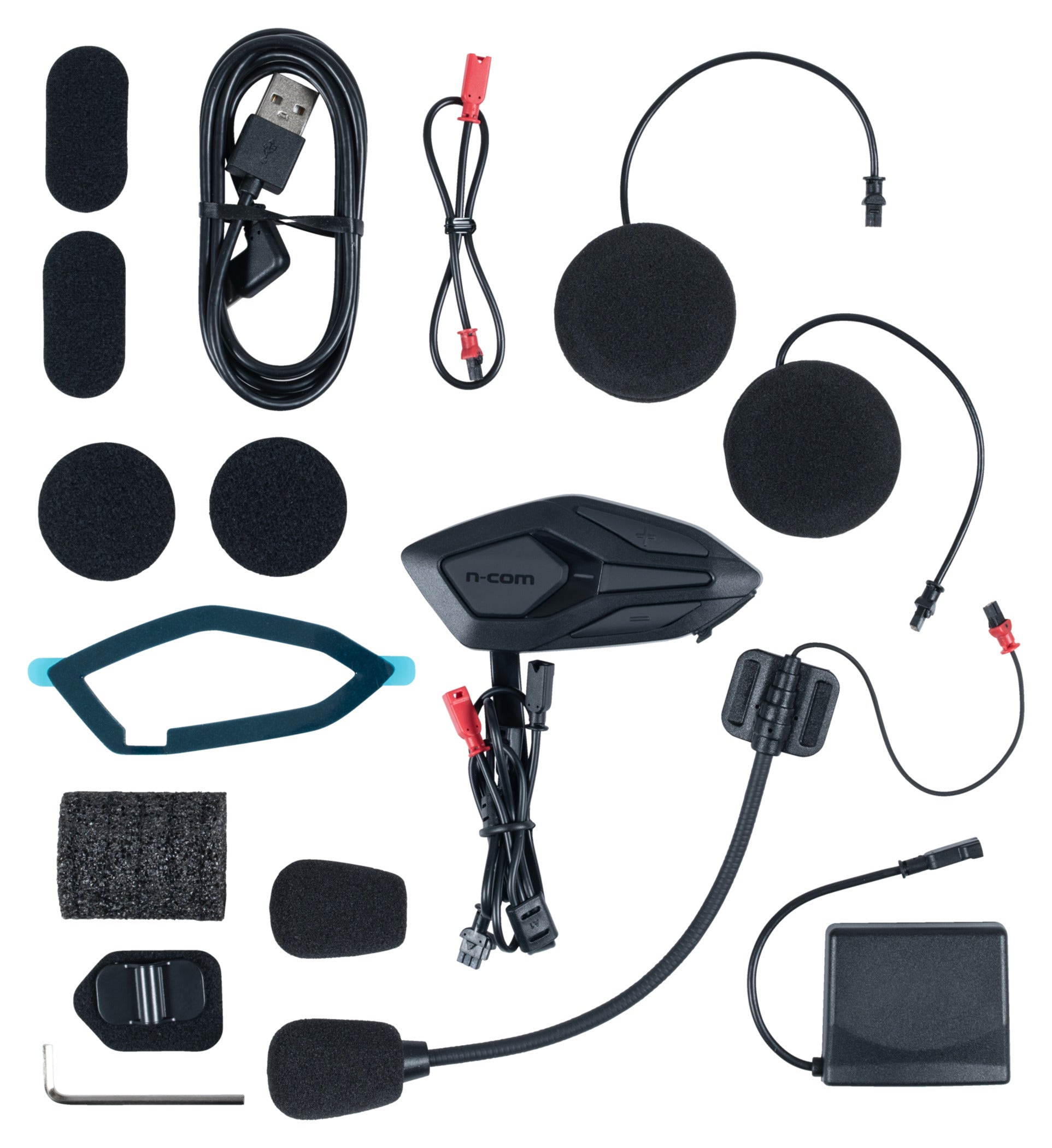Sistem Comunicare Moto N-Com Bluetooth+ Sena - Intercom, Muzică, GPS