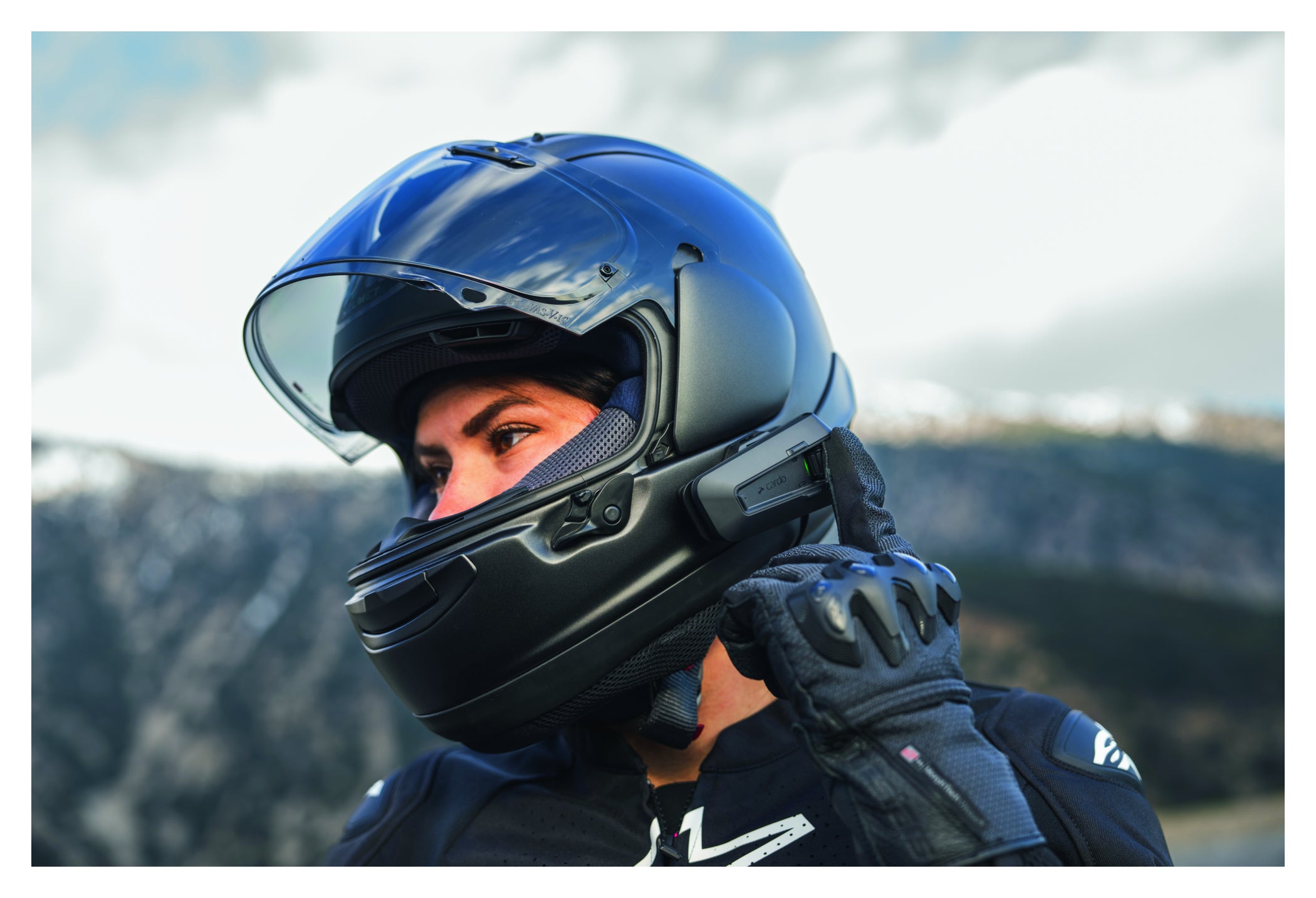 Sistem Comunicare Moto Packtalk Pro Cardo - Detectare Cădere, JBL