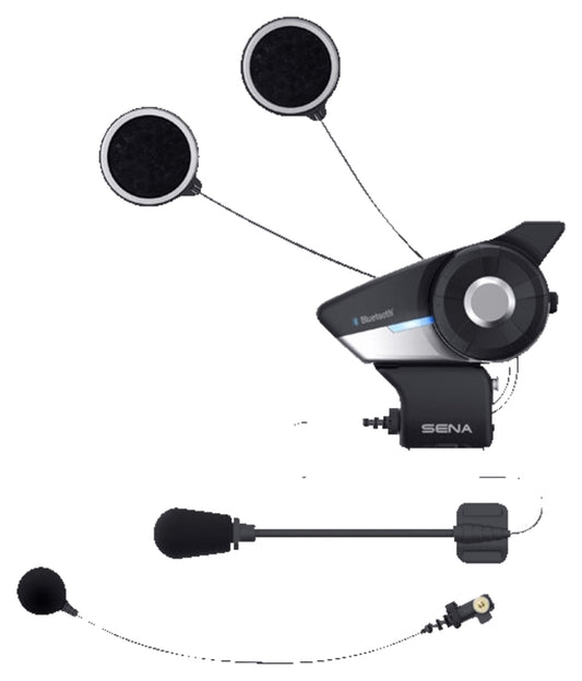 Sistem Comunicare Moto Sena 20S EVO Single Pack - Bluetooth, Audio Multitasking