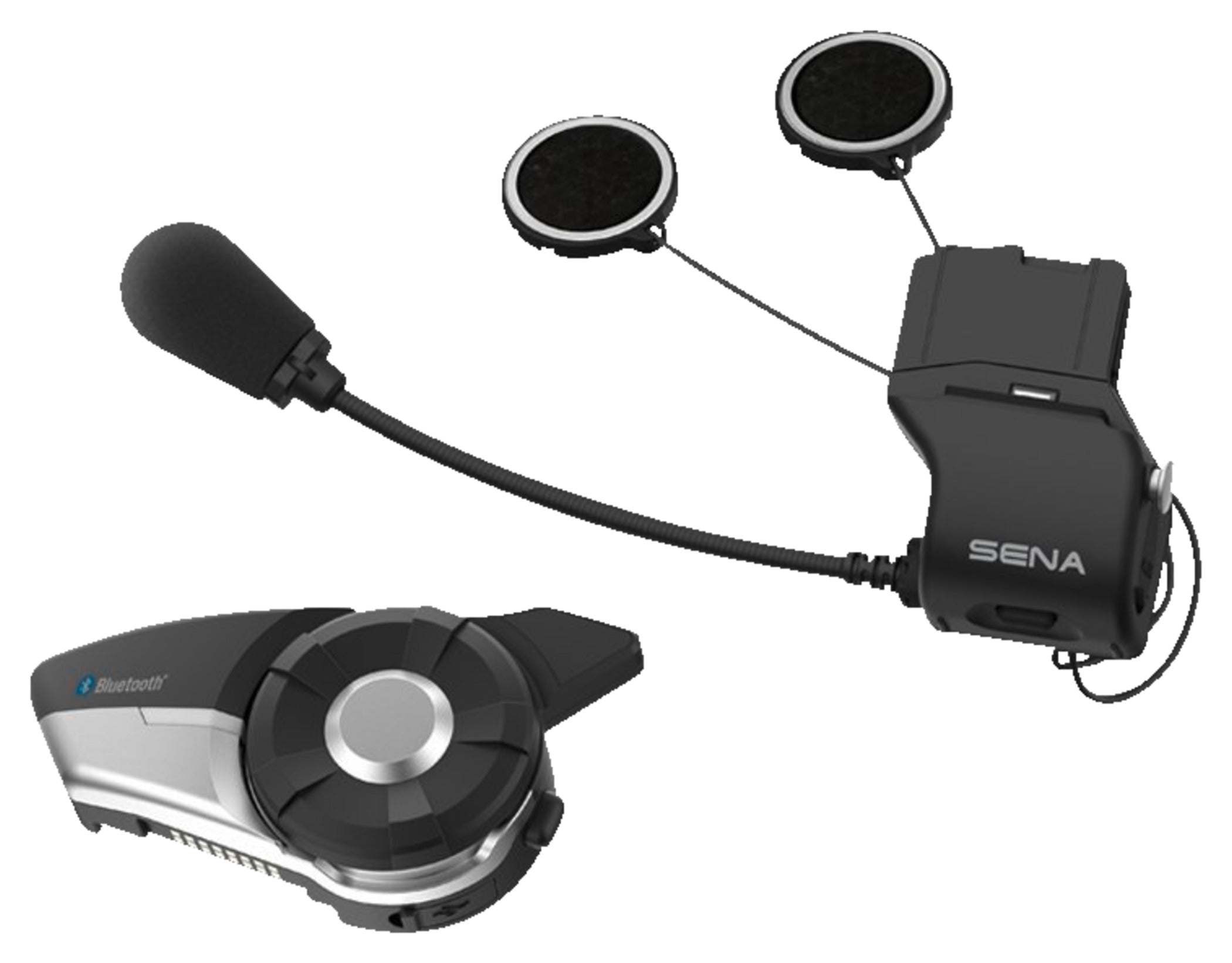 Sistem Comunicare Moto Sena 20S EVO Single Pack - Bluetooth, Audio Multitasking