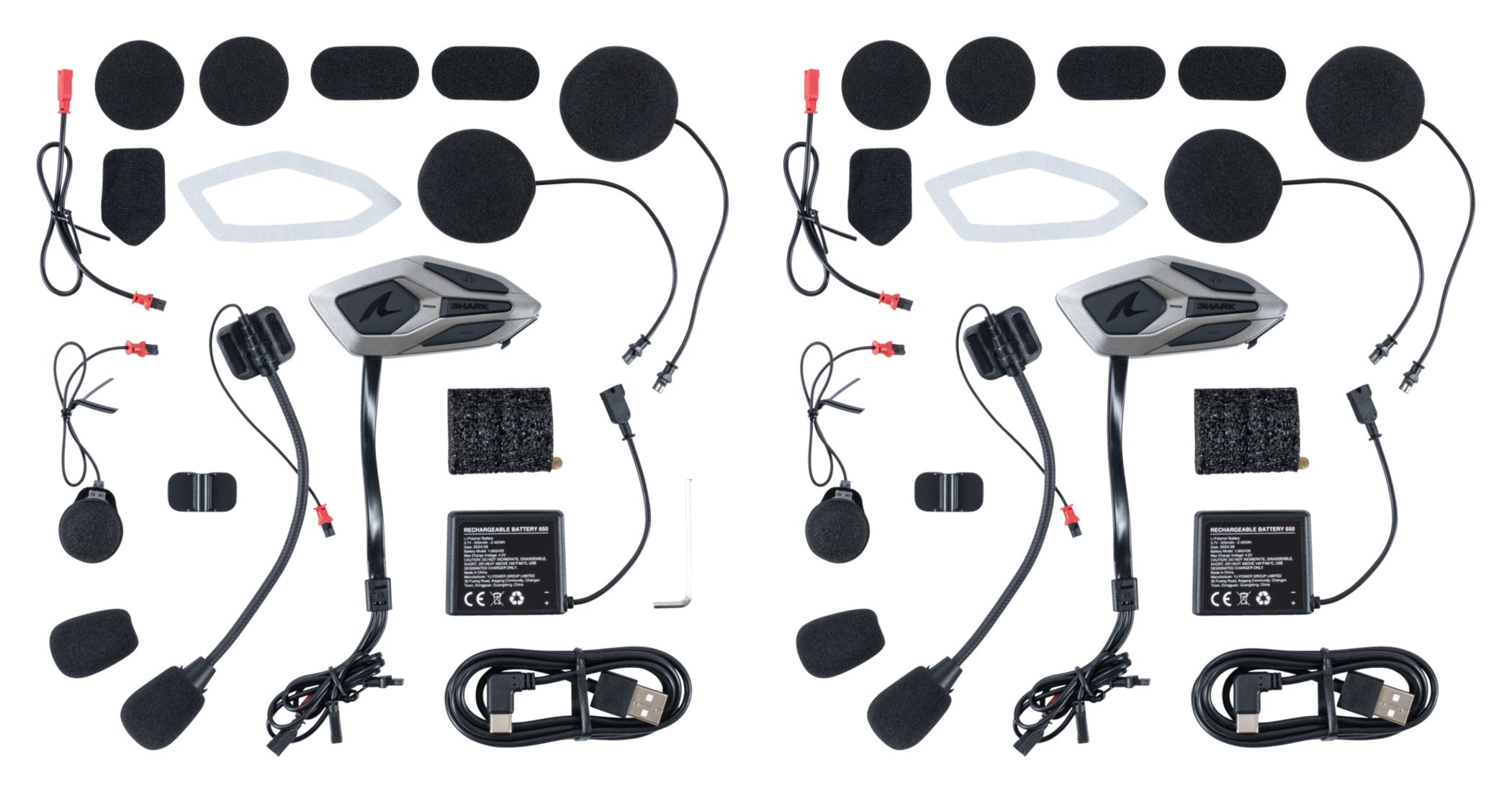Sistem Comunicare Moto SENA for Shark Mesh - Mesh, Bluetooth 5.2
