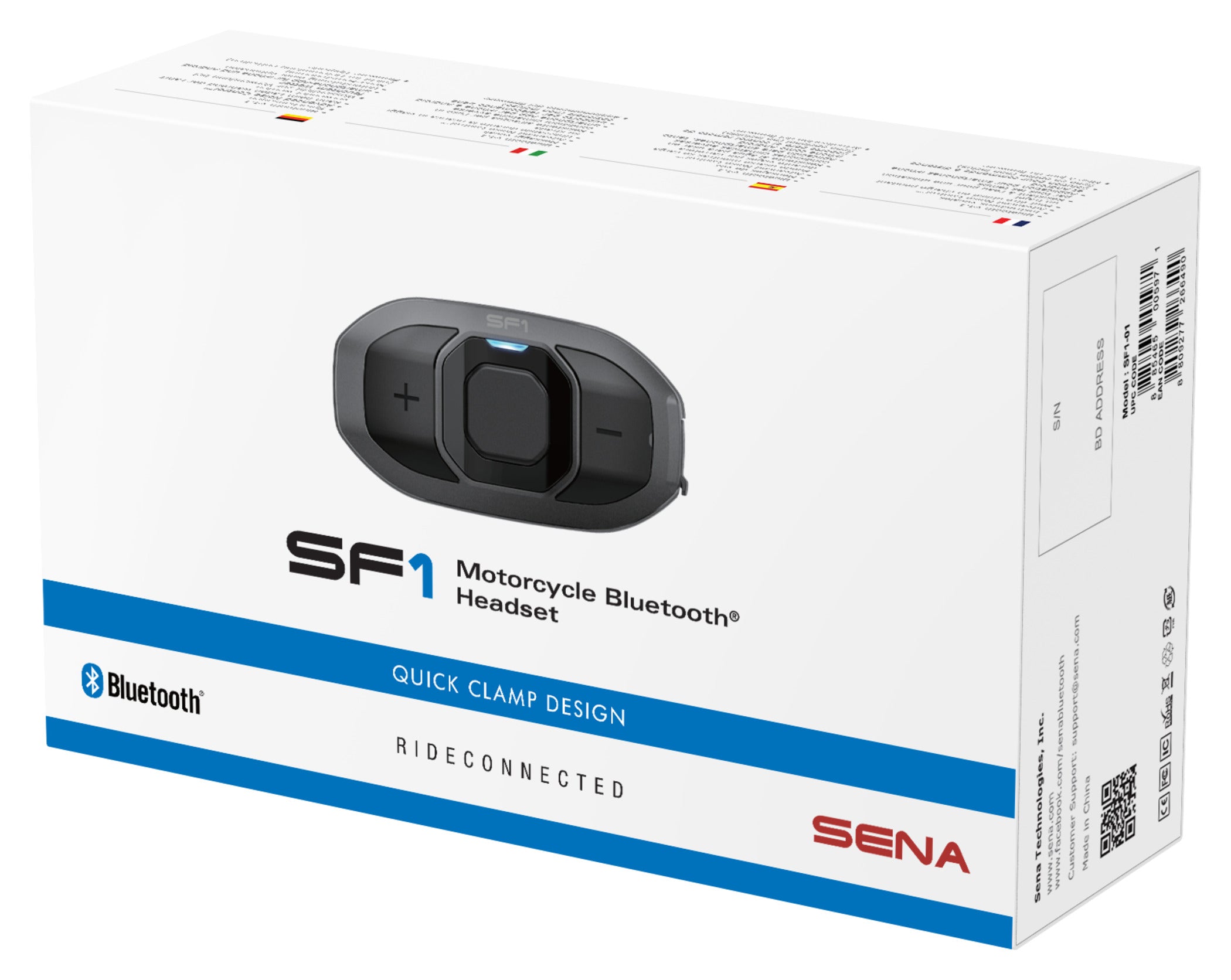 Sistem Comunicare Moto SF1 Sena Bluetooth - Muzică, Apeluri, GPS