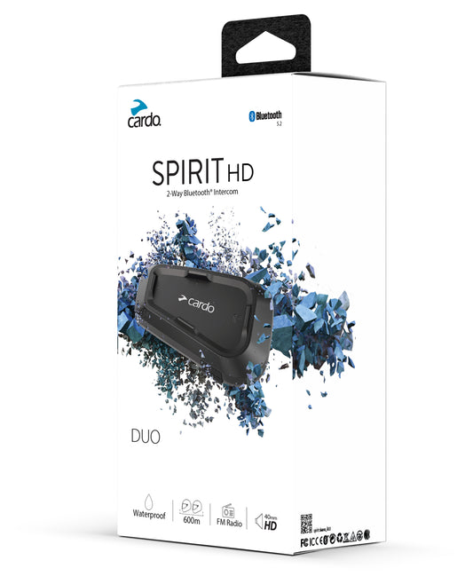 Sistem Comunicare Moto Spirit HD Duo Cardo - Bluetooth 5.2, HD Audio