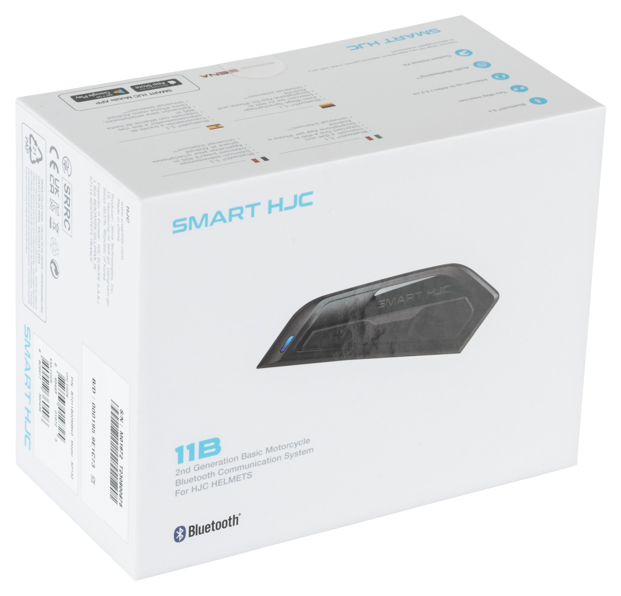 Sistem Comunicare Smart 11B HJC - Bluetooth, Audio Multitasking