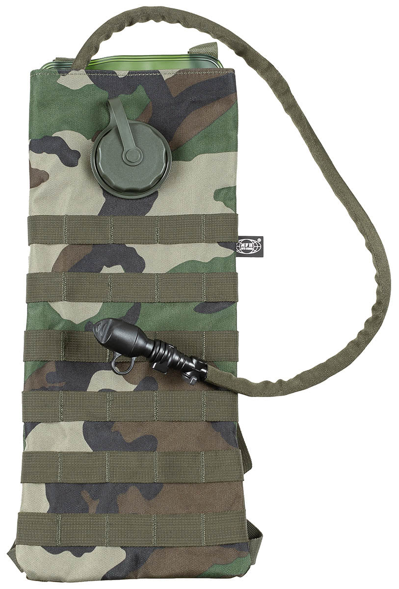 Sistem de Hidratare MOLLE 2,5L Woodland MFH - Rezervor TPU, Bretele reglabile