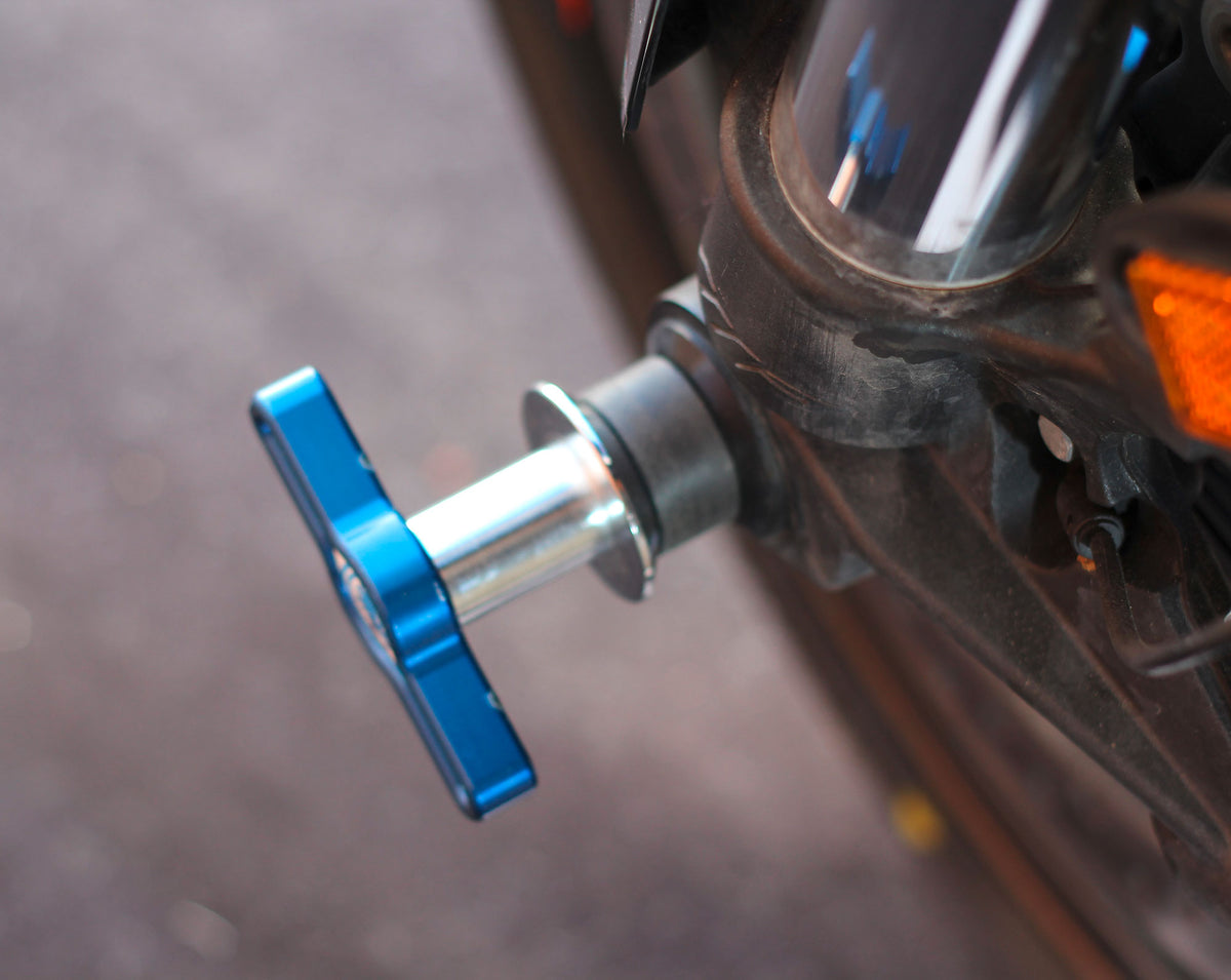 Sistem de Transport Moto AXfix – Arbori din Oțel, Conuri Cromate Dur - poza 10