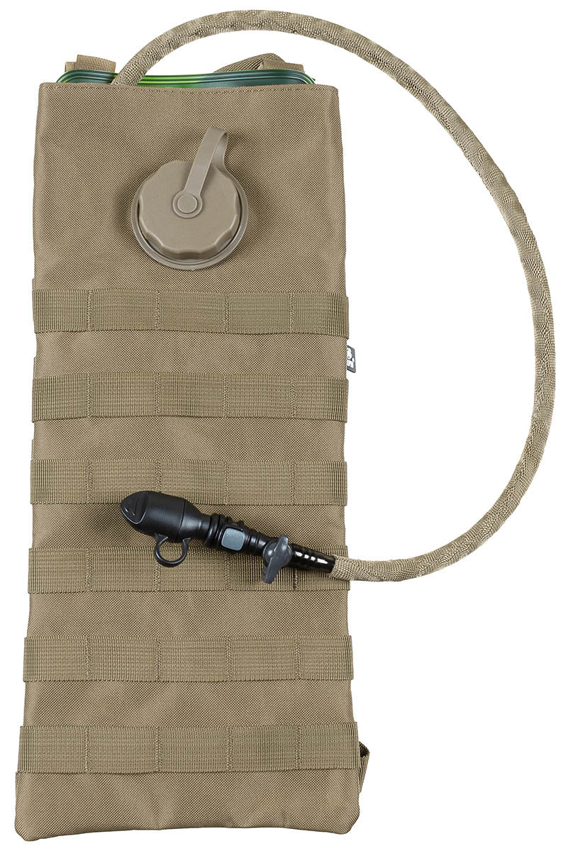 Sistem hidratare MFH MOLLE 2,5L Coyote - Rezervor TPU, Bretele ajustabile