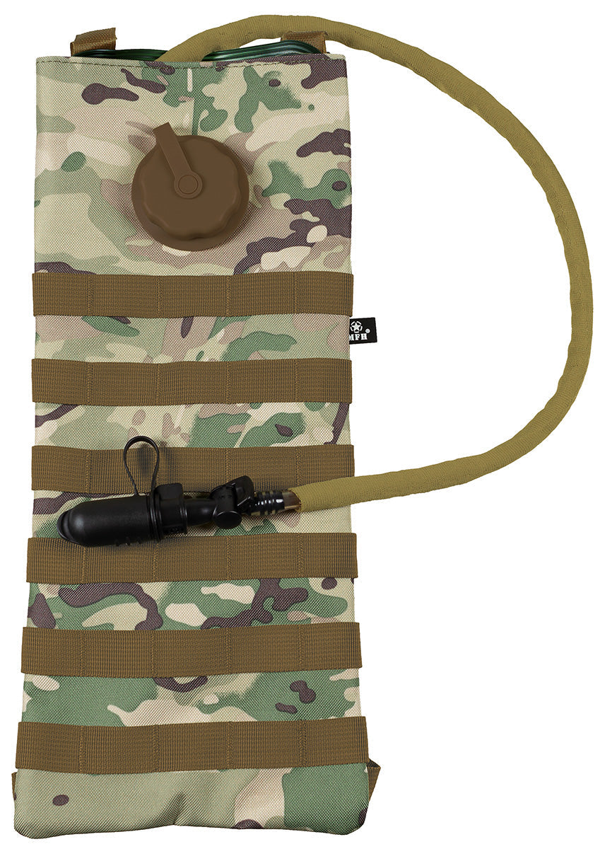 Sistem Hidratare MOLLE 2.5L Operation Camo MFH - Volum 2.5L, Bretele Ajustabile