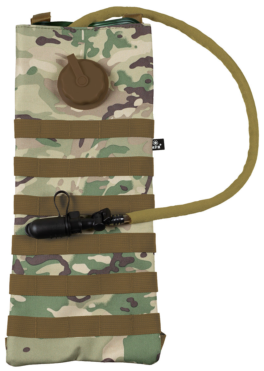 Sistem Hidratare MOLLE 2.5L Operation Camo MFH - Volum 2.5L, Bretele Ajustabile