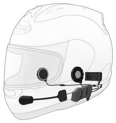 Sistem Intercom Bluetooth Sena 10R - Compact, 900m, 4 Rideri