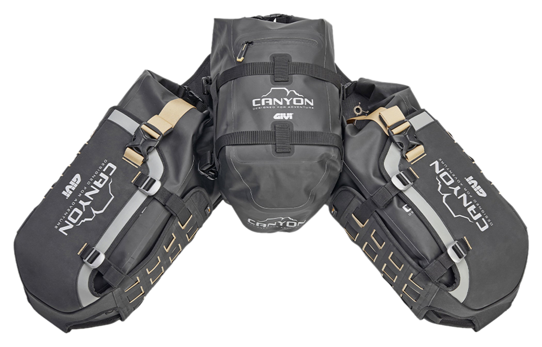 Sistem Modular Încărcare Moto GIVI GRT721B Canyon - 44L, Impermeabil