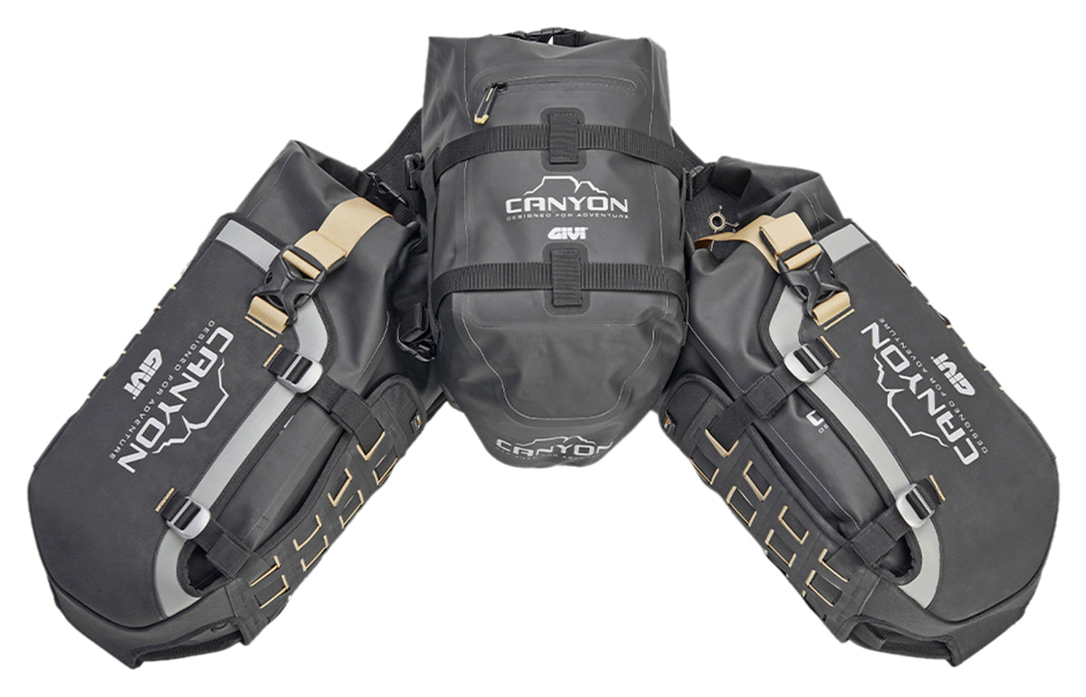 Sistem Modular Încărcare Moto GIVI GRT721B Canyon - 44L, Impermeabil