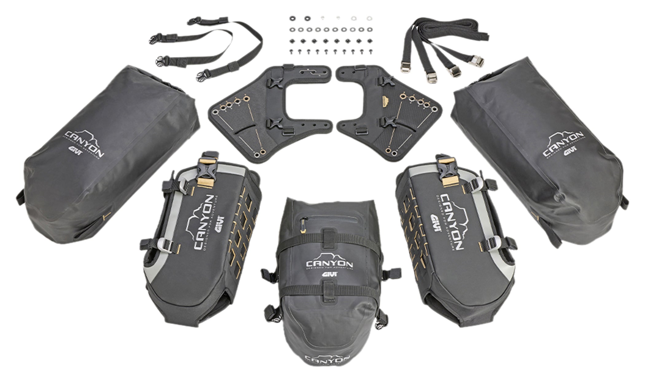 Sistem Modular Încărcare Moto GIVI GRT721B Canyon - 44L, Impermeabil
