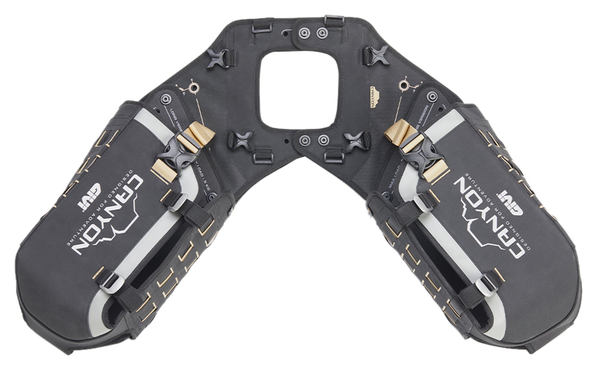 Sistem Modular Încărcare Moto GIVI GRT721B Canyon - 44L, Impermeabil