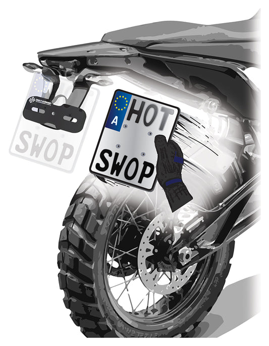 Sistem Schimbare Rapidă Număr HotSwop PRO Basic Set (S) - Fără Unelte