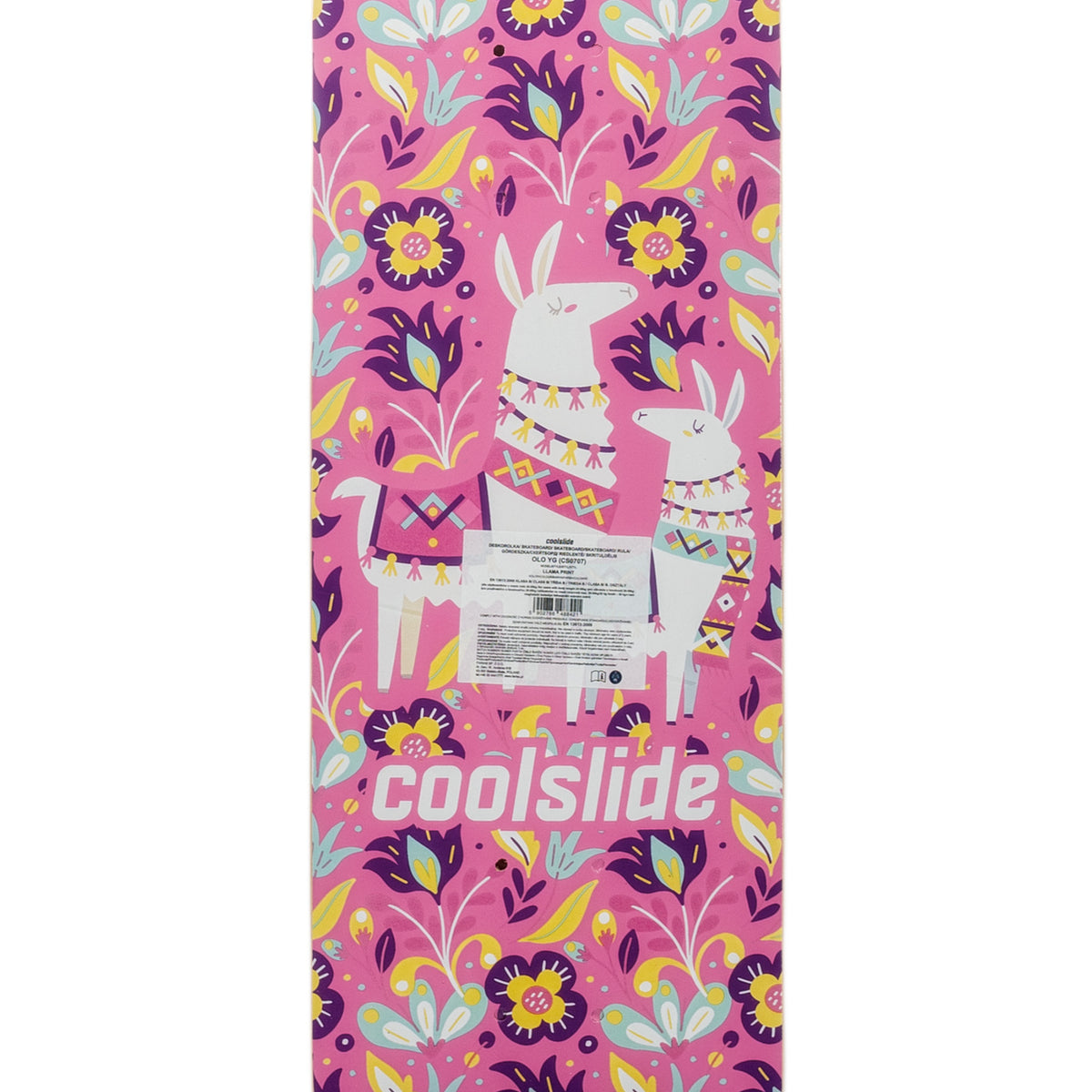 Skateboard Copii Coolslide Roz – Arțar Chinezesc, Roți PVC 55 x 40 mm - poza 2