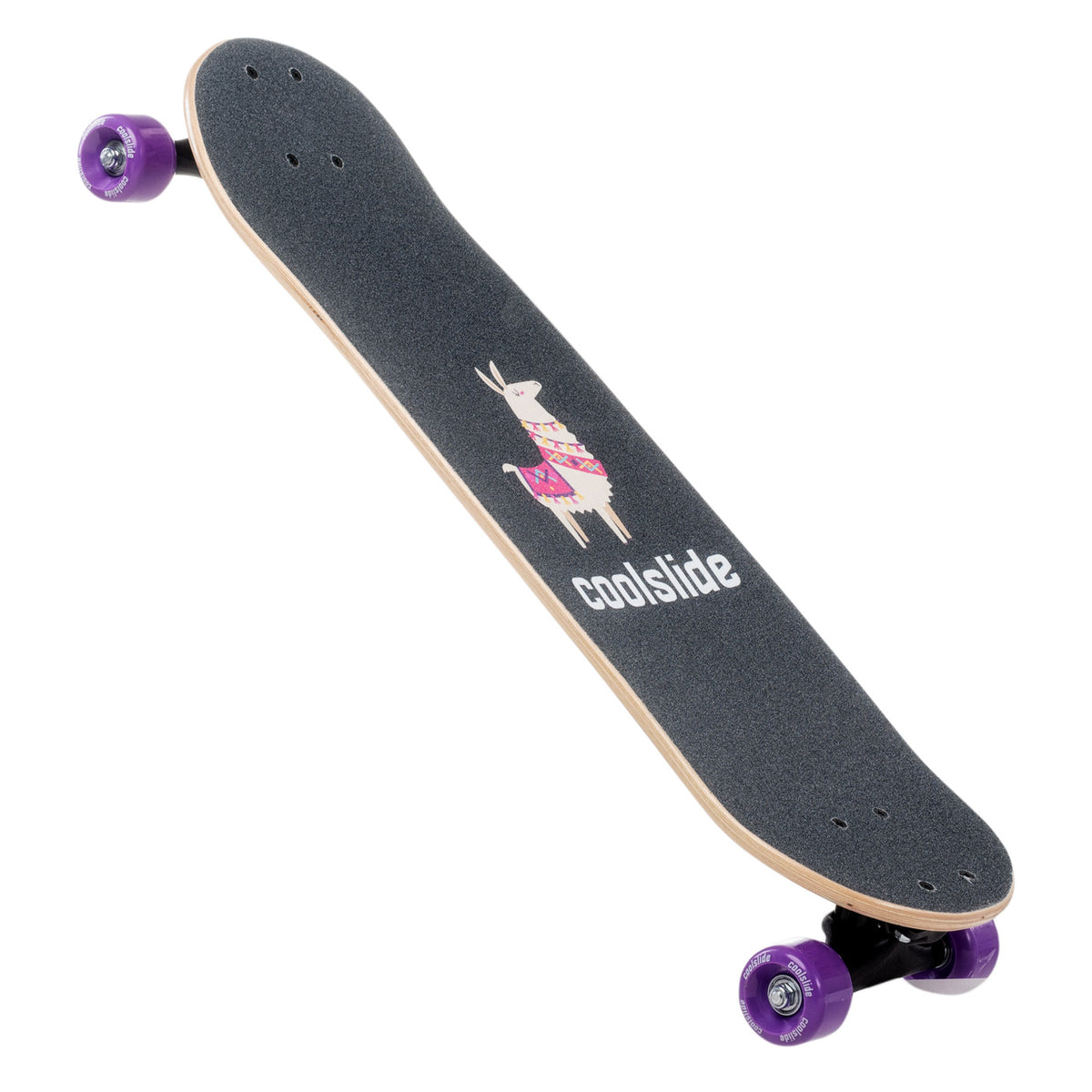 Skateboard Copii Coolslide Roz – Arțar Chinezesc, Roți PVC 55 x 40 mm - poza 4
