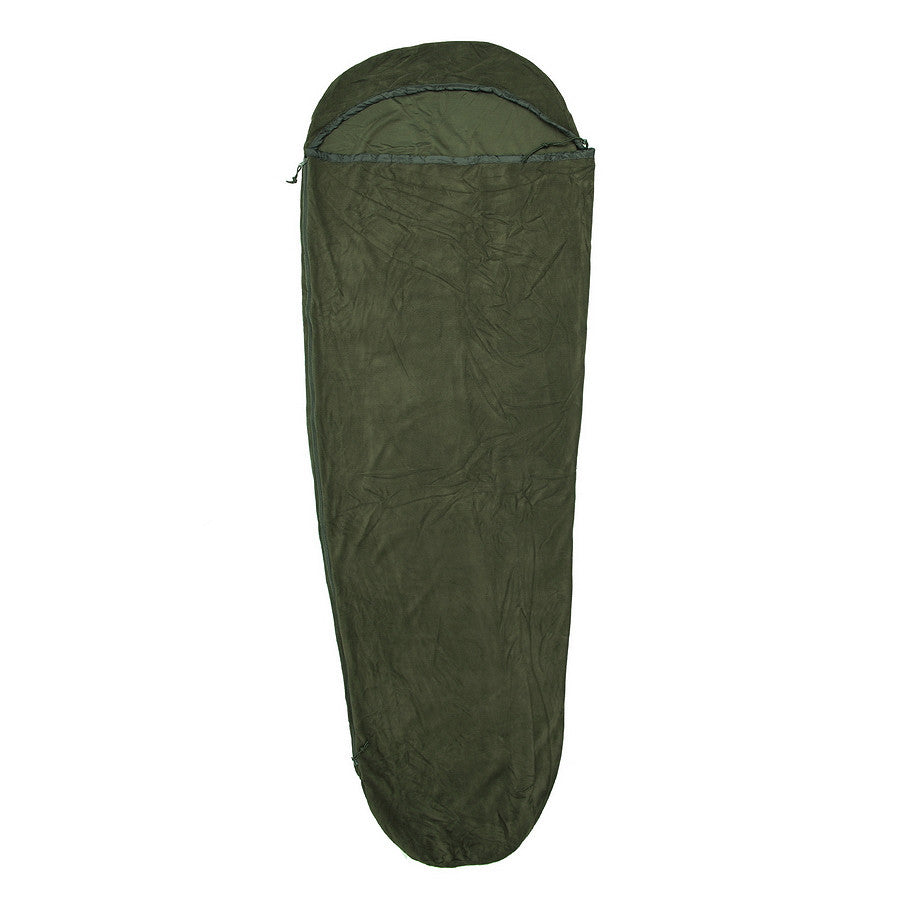 Slaapzak fleece Bushcraft Series Verde Fosco - Confort Adaptabil Oricând