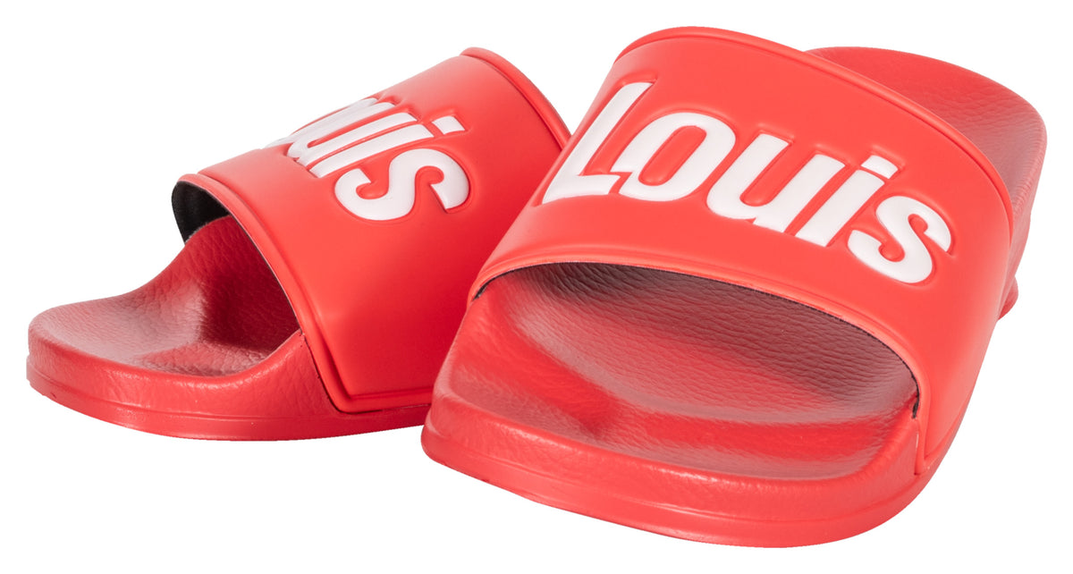 Șlapi Roșii Louis - Confort și Stil la Piscină