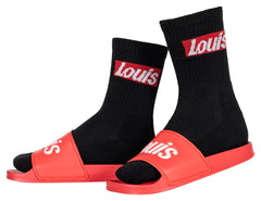 Șlapi Roșii Louis - Confort și Stil la Piscină