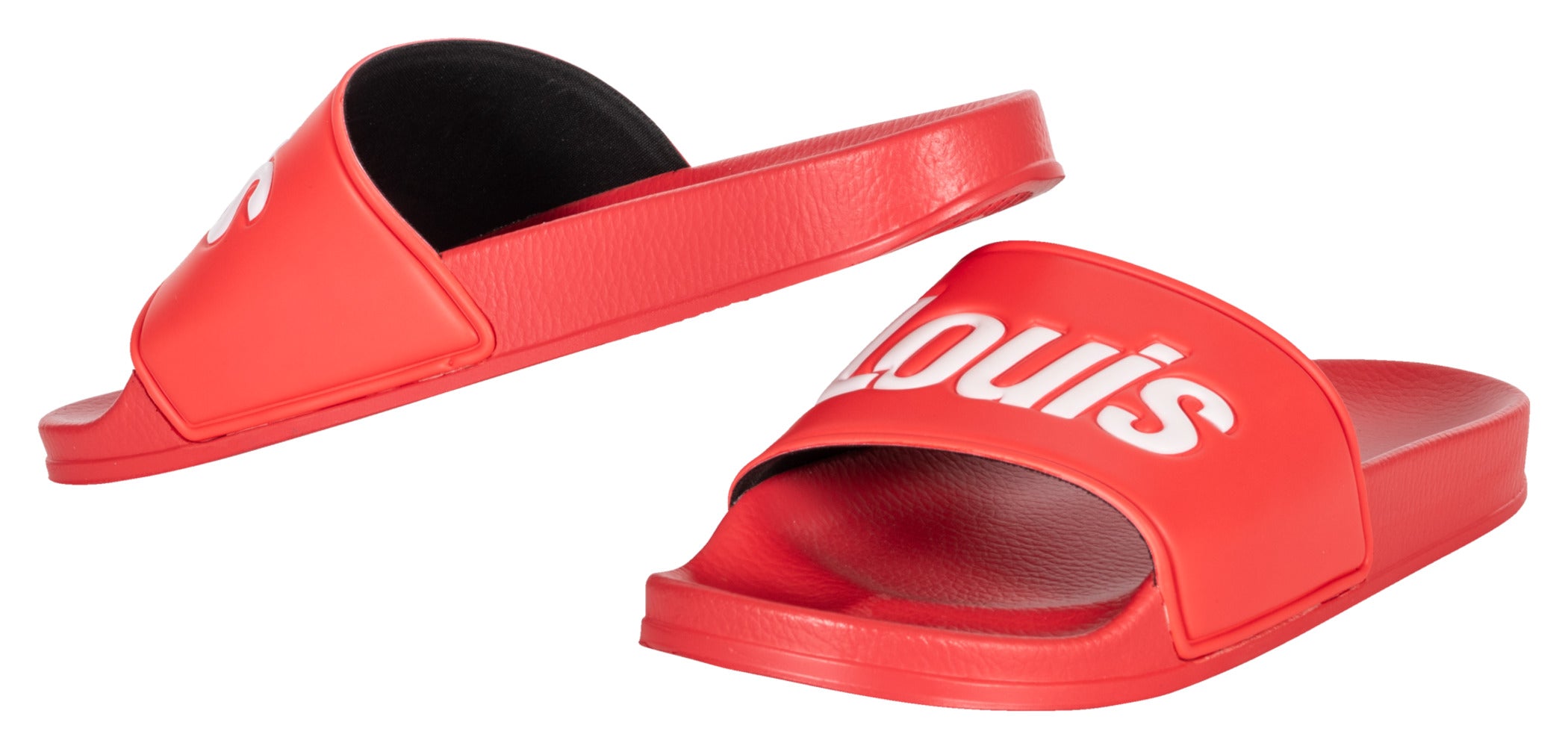 Șlapi Roșii Louis - Confort și Stil la Piscină