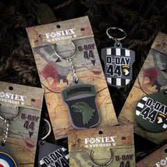 Sleutelhanger 3D PVC 101st Airborne D-Day 44 Subdued Fostex - Simbolul Curajului Tactic