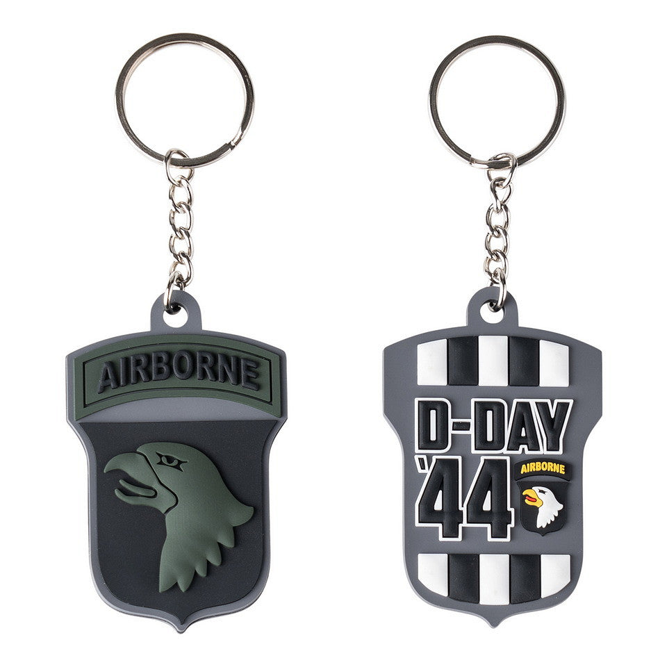 Sleutelhanger 3D PVC 101st Airborne D-Day 44 Subdued Fostex - Simbolul Curajului Tactic