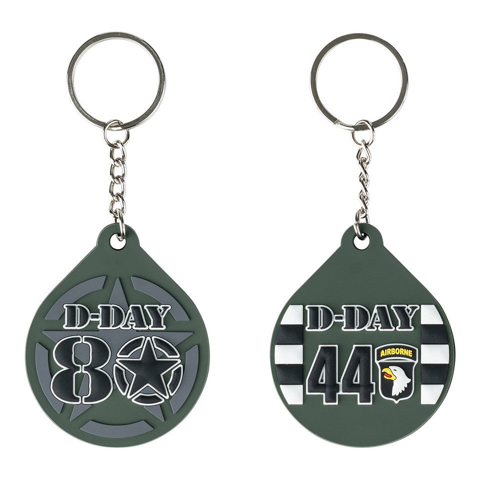 Sleutelhanger 3D PVC D-Day 80 Allied Star Fostex - Spiritul D-Day mereu cu Tine
