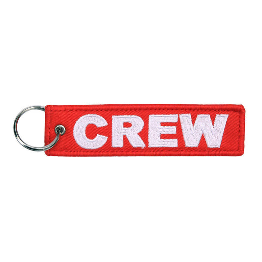 Sleutelhanger Crew Roșu - Identificare Rapidă & Rezistență