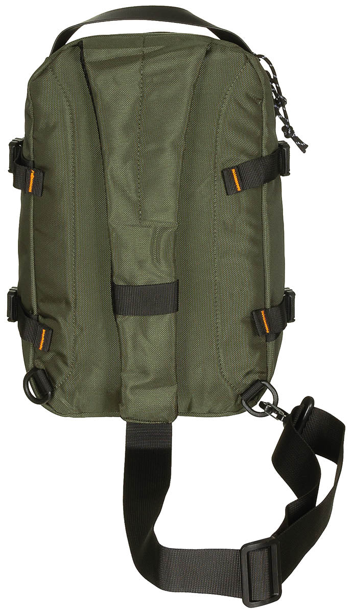 Sling Bag Compact Sling Oliv FoxOutdoor - Bretea Căptușită, Ambidextru