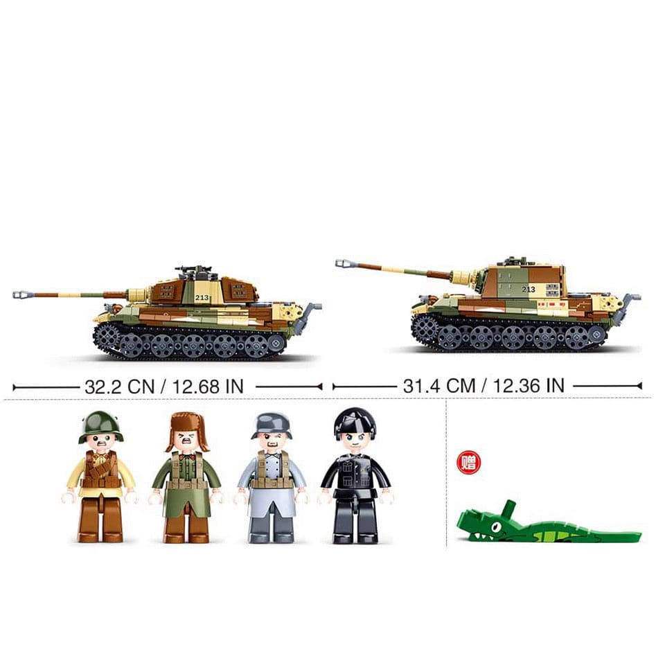 Sluban (Battle Of Budapest)Large German Tank 2In1 M38-B0980