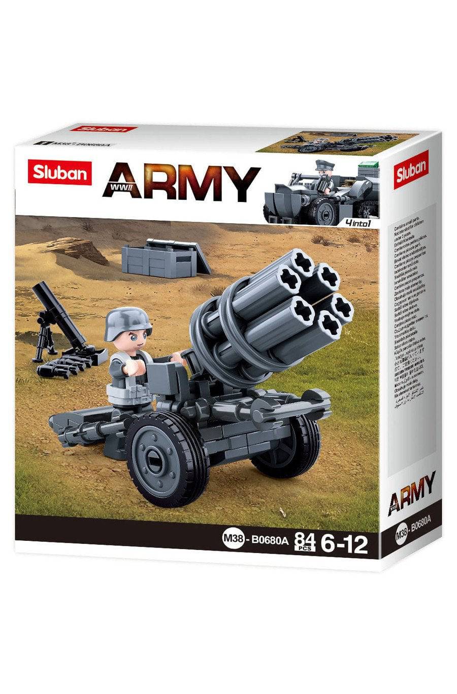 Sluban German Army Rocket Gun M38-B0680A
