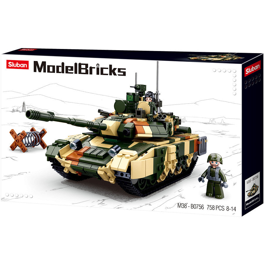 Sluban Large Battle Tank M38-B0756 - Asamblează Forța Decisivă