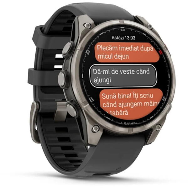 Smartwatch Fenix 8 Pro Garmin - AMOLED, Safir, Titan, Multisport - 3