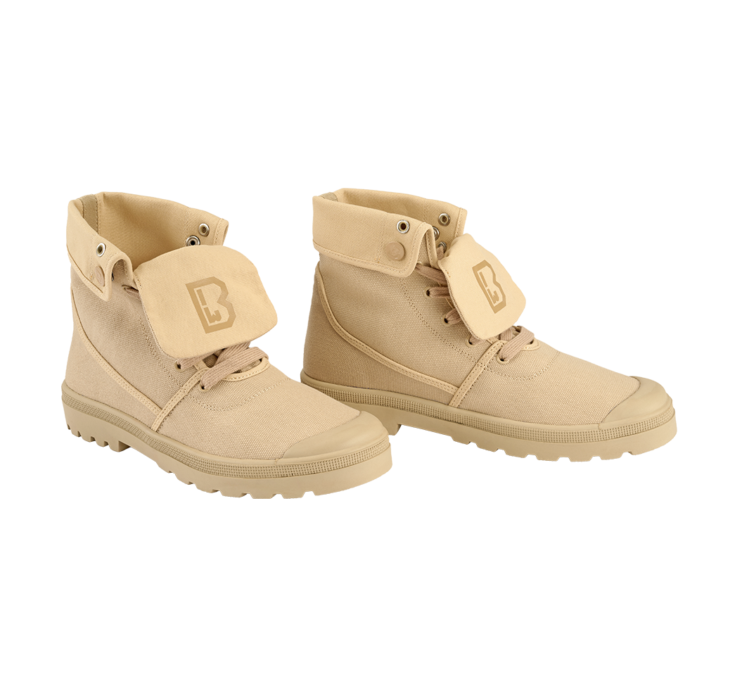 Sneaker Canvas Military high Camel Brandit - Stil Urban Durabil