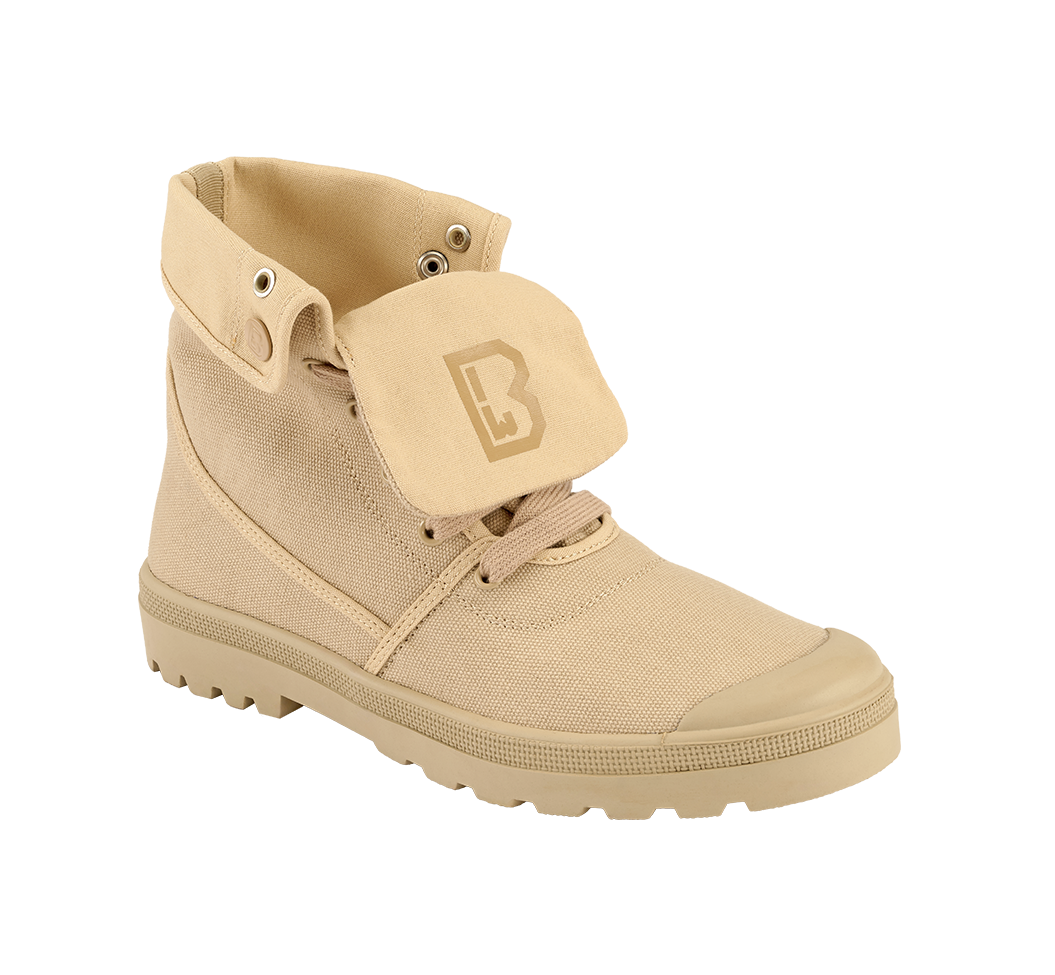 Sneaker Canvas Military high Camel Brandit - Stil Urban Durabil