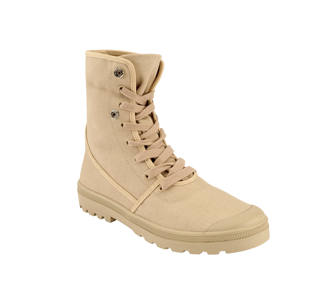 Sneaker Canvas Military high Camel Brandit - Stil Urban Durabil