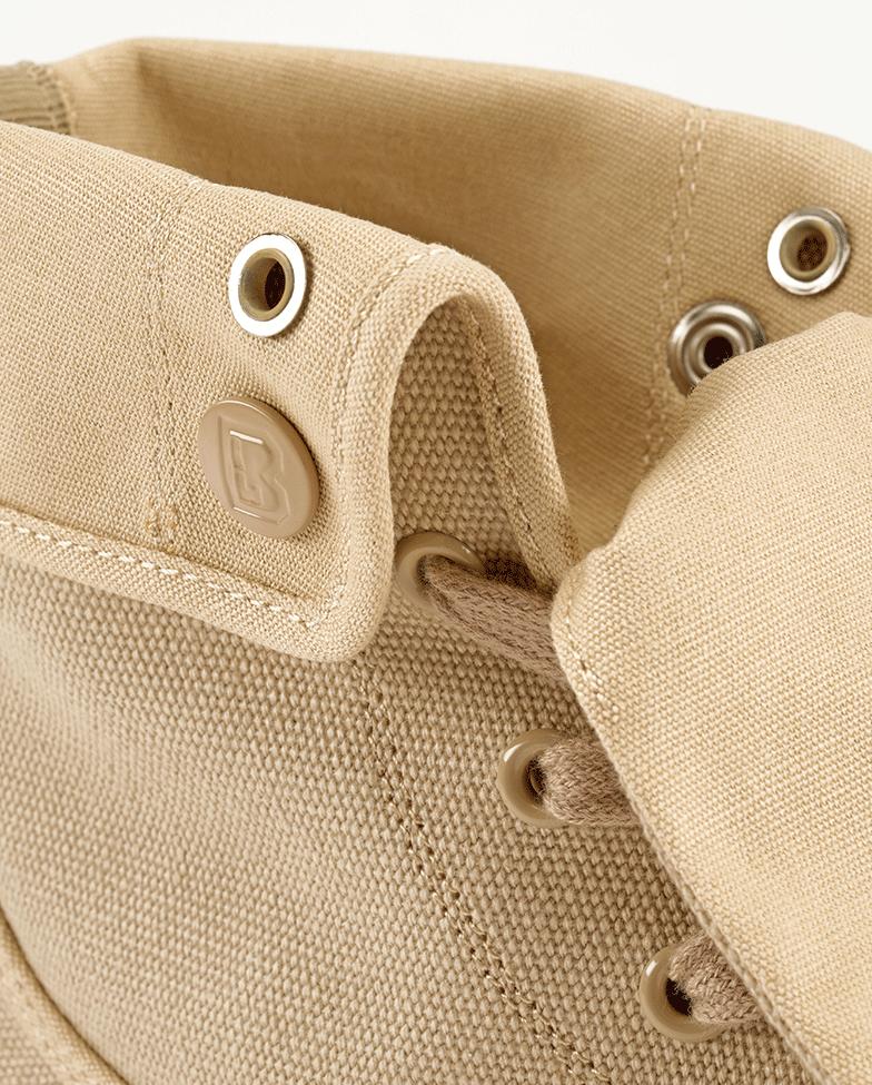 Sneaker Canvas Military high Camel Brandit - Stil Urban Durabil