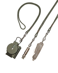 Șnur Lanyard Mil-Tec cu Carabinieră – Nylon, 45 cm, Oliv