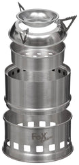 Sobă Pliabilă "Forest" Inox FoxOutdoor - 410g, Dim. 8x13 cm