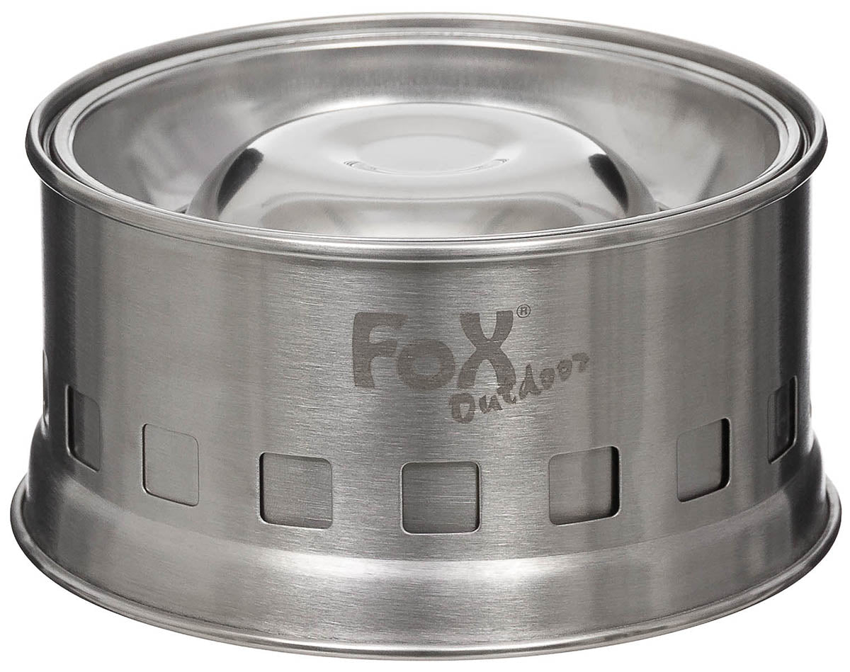 Sobă Pliabilă "Forest" Inox FoxOutdoor - 410g, Dim. 8x13 cm