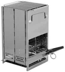 Soba Racheta Raketenofen Inox FoxOutdoor - Pliabila, Combustibil Solid