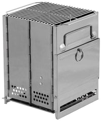 Sobă Raketenofen FoxOutdoor - Pliabilă, Inox