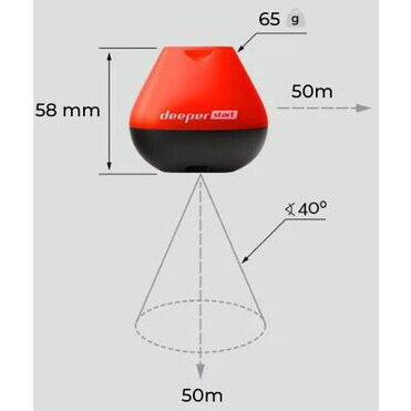 Sonar Deeper Start Fishfinder - Conectivitate Smart, Portabil - 4