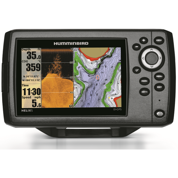 Sonar HELIX 5 CHIRP DI GPS G2 Humminbird - Diagonala 5", GPS Integrat - 1